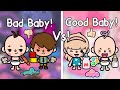 Bad baby vs good baby  toca life world   vs  l toca boca  toca story