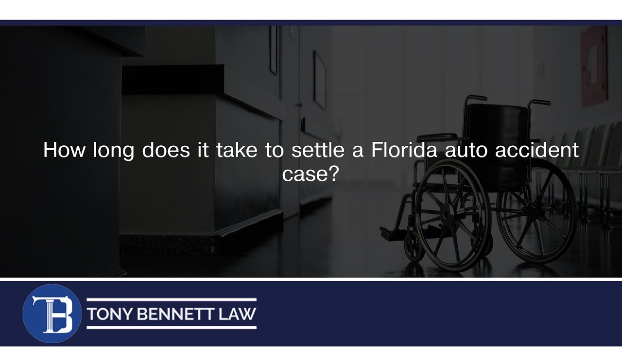 How long does it take to settle a Florida auto accident case? - YouTube
