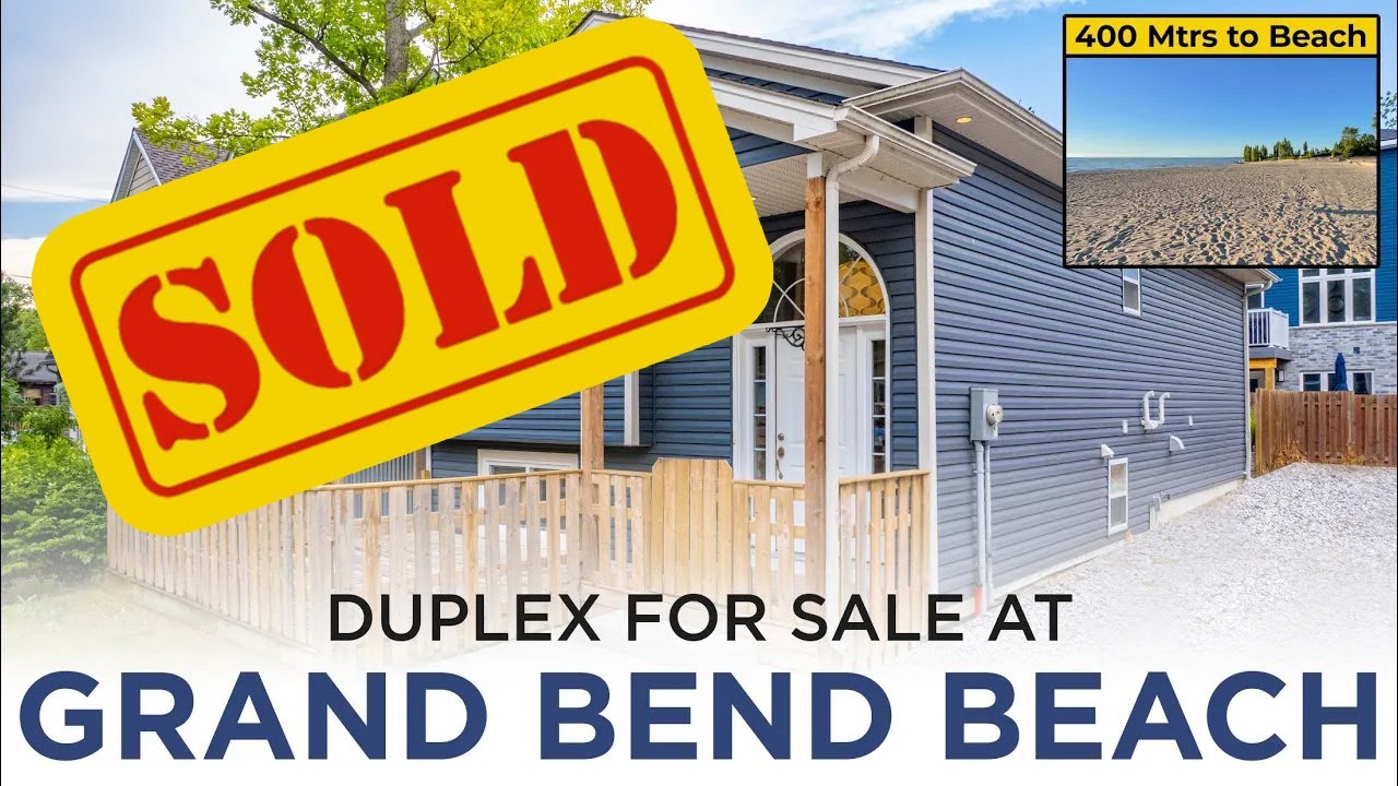 SOLD in GRAND BEND: Duplex! Rare Multi-Unit 2014 Home, 4 Bedroom, Separate Entrances, BY BEACH