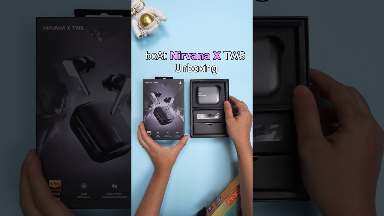 boAt Nirvana X TWS unboxing | Dual drivers, 40 hours battery under Rs 3000 🔥