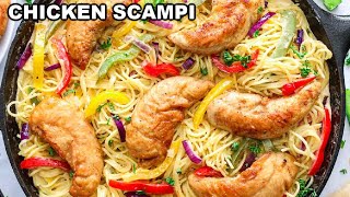 Chicken Scampi Recipe (Olive Garden Copycat)