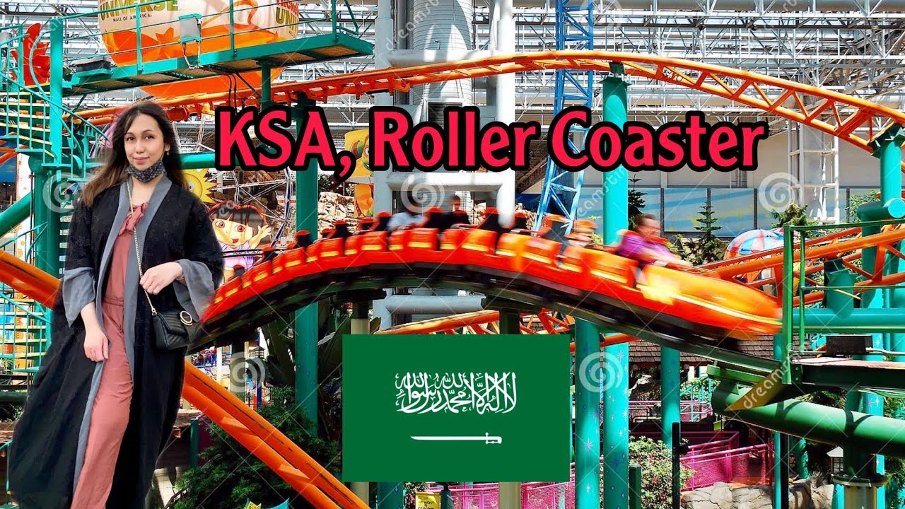 Riyadh Saudi Arabia, Roller Coaster🎢 Inside The Mall ( Gornata Mall 🇸🇦 ) YouTube