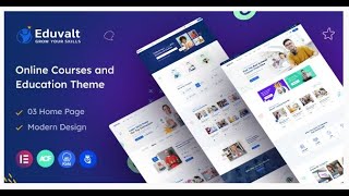 Eduvalt   Online Courses & Education WordPress Theme + RTL @1000theme