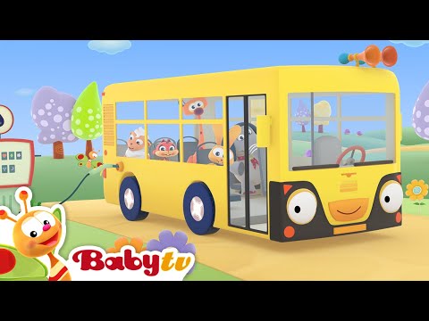 Tekerlekler Dönüyor 🚌 | Şarkılar & Kafiyeler | BabyTV Türkçe