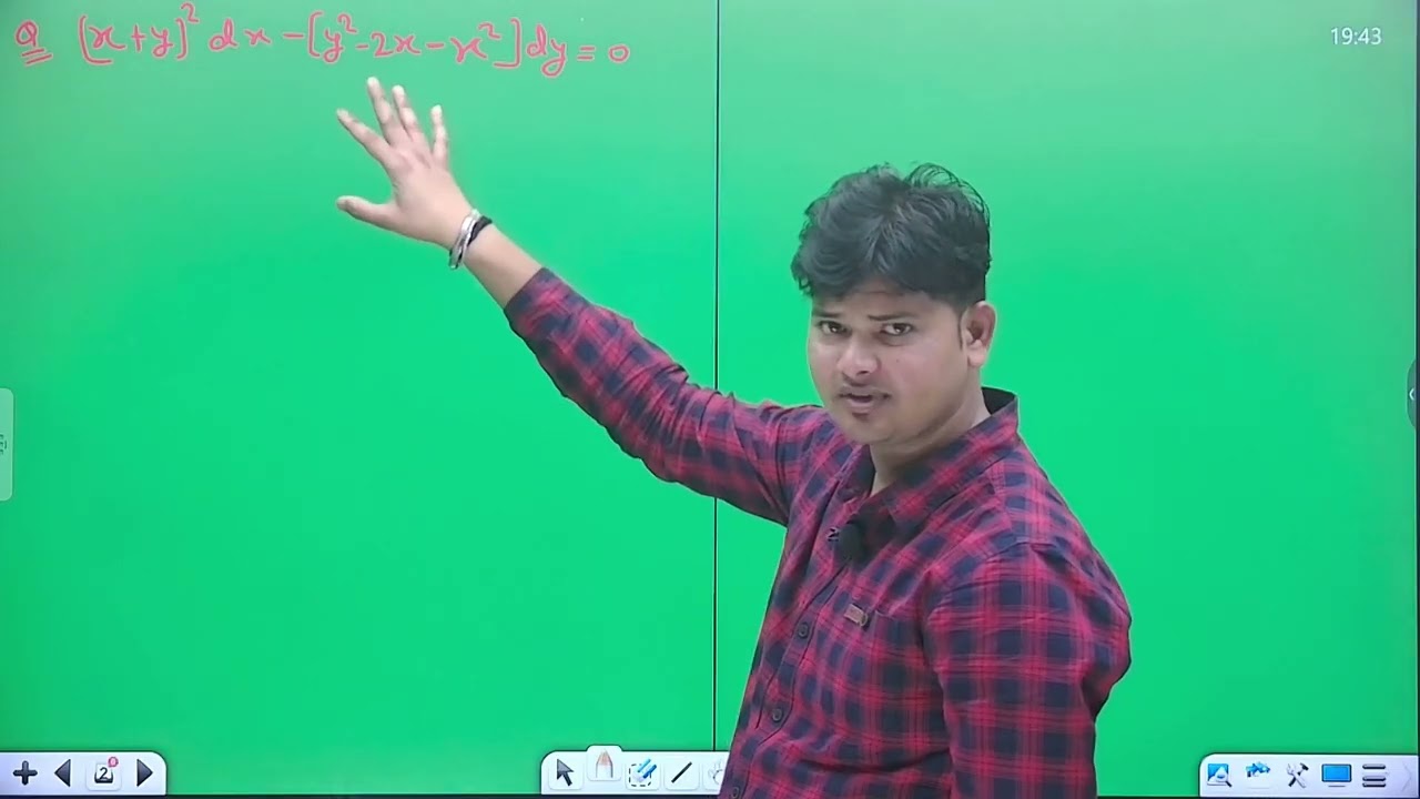 LECTURE-6 EXACT DIFFRENTIAL EQUATION  FIRST ORDER AND DEGREE