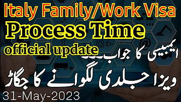 Official Update for process time of Italy Embassy [ Urdu / Hindi ] UY Consultant