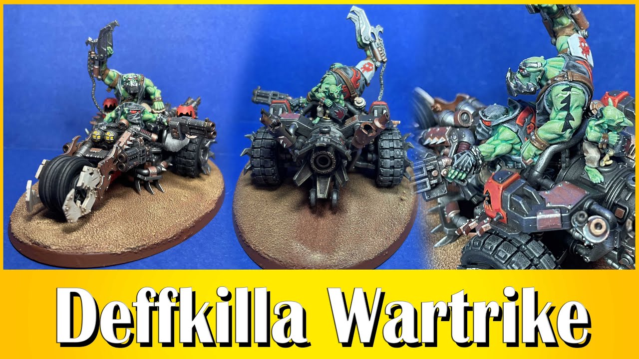 Finished my Deffkilla Wartrike for my ice orks today! : r/Warhammer40k