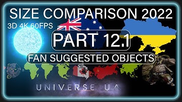 ULTIMATE Size Comparison 2022 (Part 12.1) [Fan Suggest] 3D 4K 60FPS