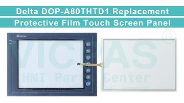 Delta DOP-A80THTD1 Touch Panel Front Overlay Repair