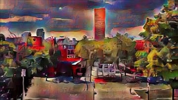video style transfer test with convolutional neural network