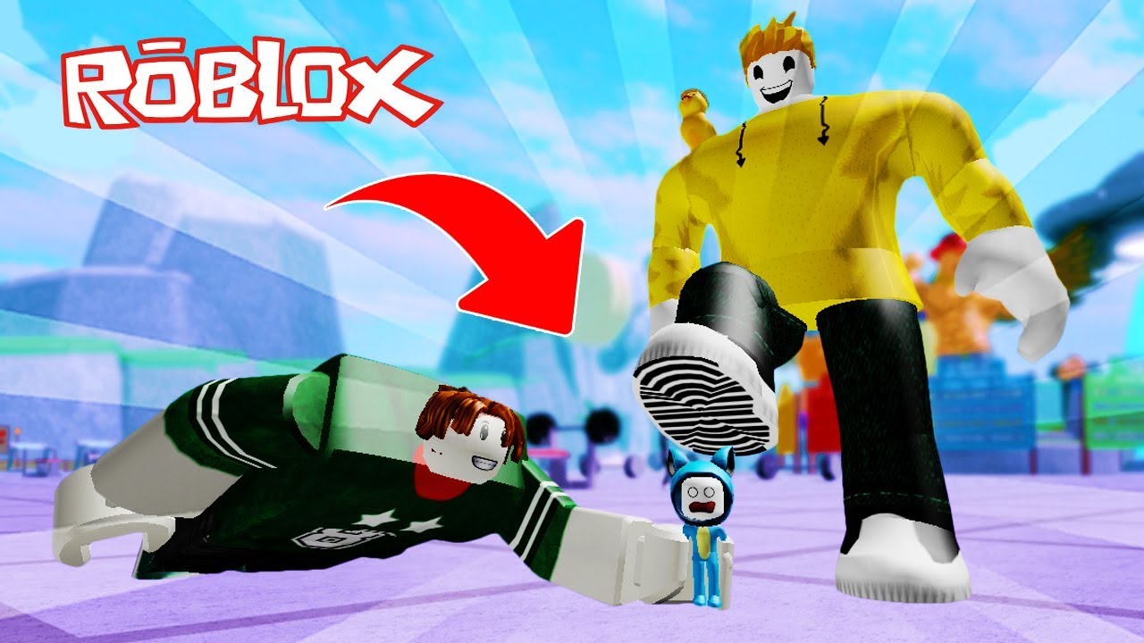 Bebe Milo Es Aplastado Por Gigantes Fuertes Gimnasio Roblox Bebe Milo Vita Y Adri Youtube - el musculoso bebe milo ahora es flacuchito roblox gimnasio