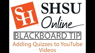 Adding a Kaltura Interactive Video Quiz to a YouTube Video