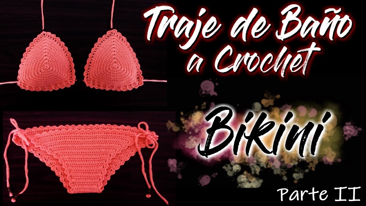 Traje De Bano A Crochet Paso A Paso Bikini Calzon Parte Ii Youtube Bikini De Ganchillo Croche Paso A Paso Croche