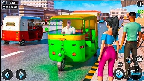 Part #2 Tuk Tuk Auto Rickshaw Game play video 🛺🛺