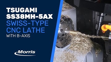 Tsugami SS38MH-5AX - Swiss-Type CNC Lathe - Morris