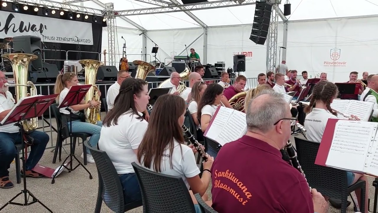 Hallo Werischwar-Werischwarer Blaskapelle und Sanktiwaner Blaskapelle  29.07.2023