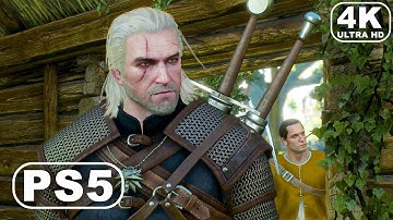 The Witcher 3 Wild Hunt - Finding the Temerian Soldier Missing in Action (4K 60FPS PS5 ULTRA HD)