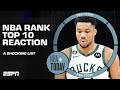 NBArank TOP 10 REVEALED 🔥 Does the crew agree ⁉️ | NBA Today