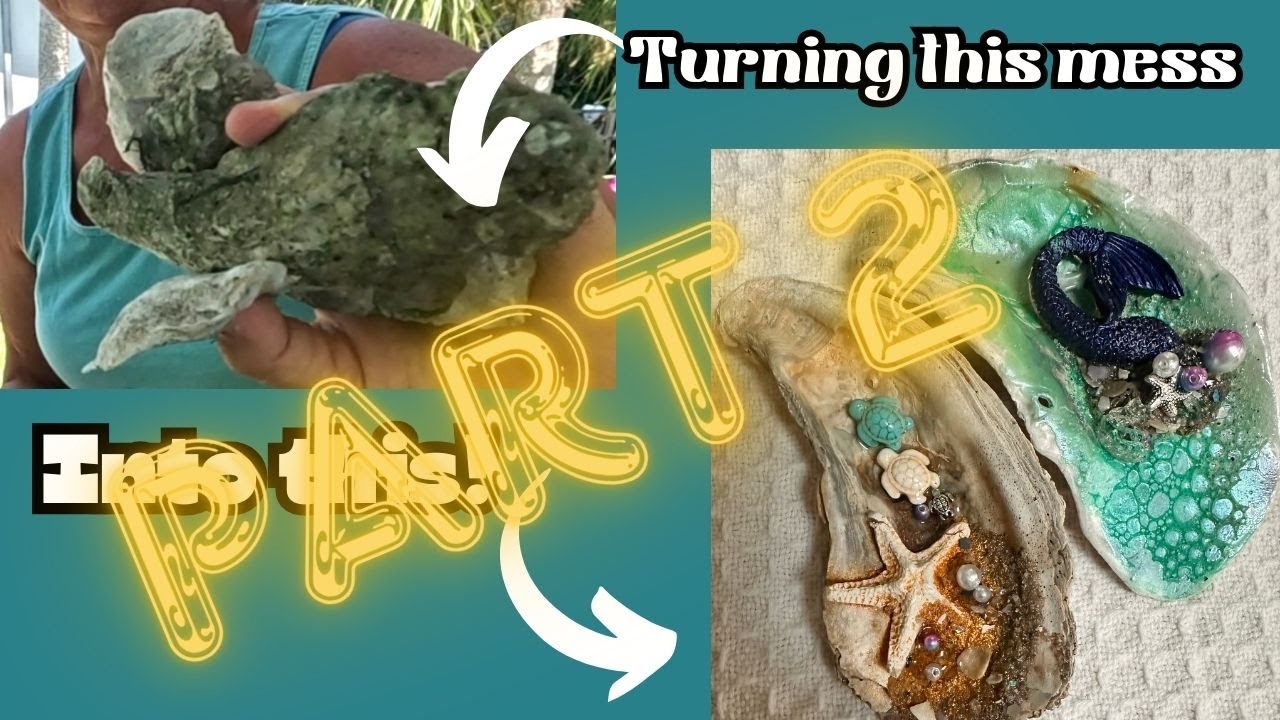 FROM YUCK TO YOWZA! Those stinky oysters shells made a HUGE transformation!