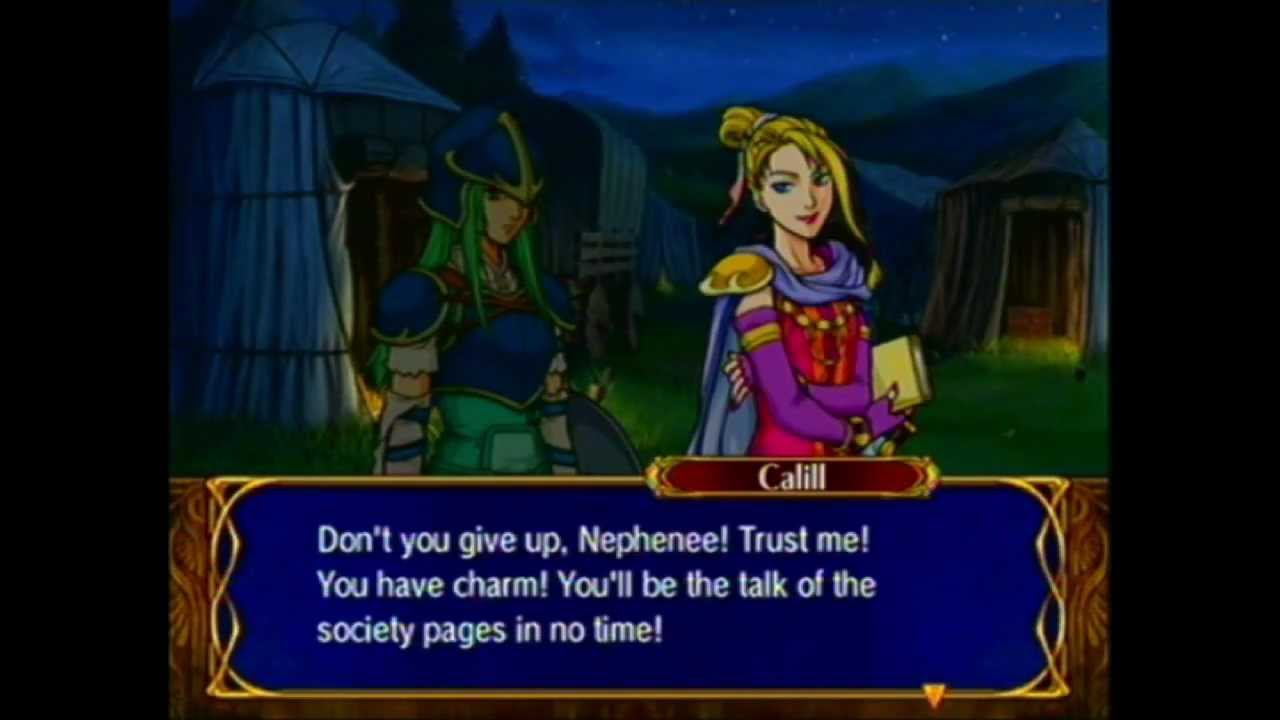 Fire Emblem: Path of Radiance - Support B: Calill & Nephenee - YouTube