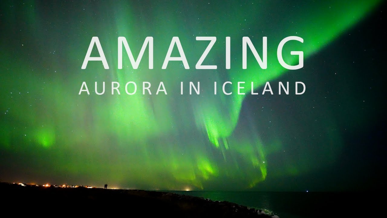 Amazing Aurora over Iceland 4K Real time ( Amazing night we also got to ...