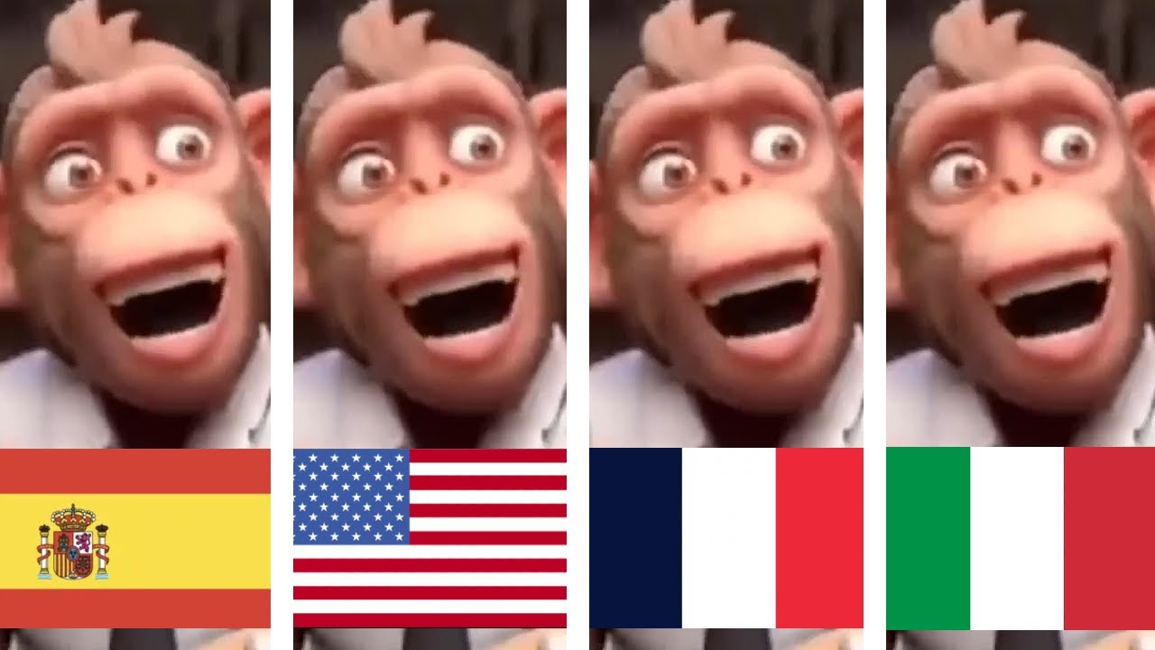 Chinese Monkeys Singing, but in 4 different languages | เนื้อหาที่เกี่ยวข้อง4 monkeysที่สมบูรณ์ที่สุด