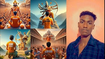 Create 3D Ai image with Prabhu Shree Ram||Create new account of bing AT Asmant#editing