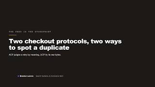 Information Do agentic checkout protocols require idempotency Update