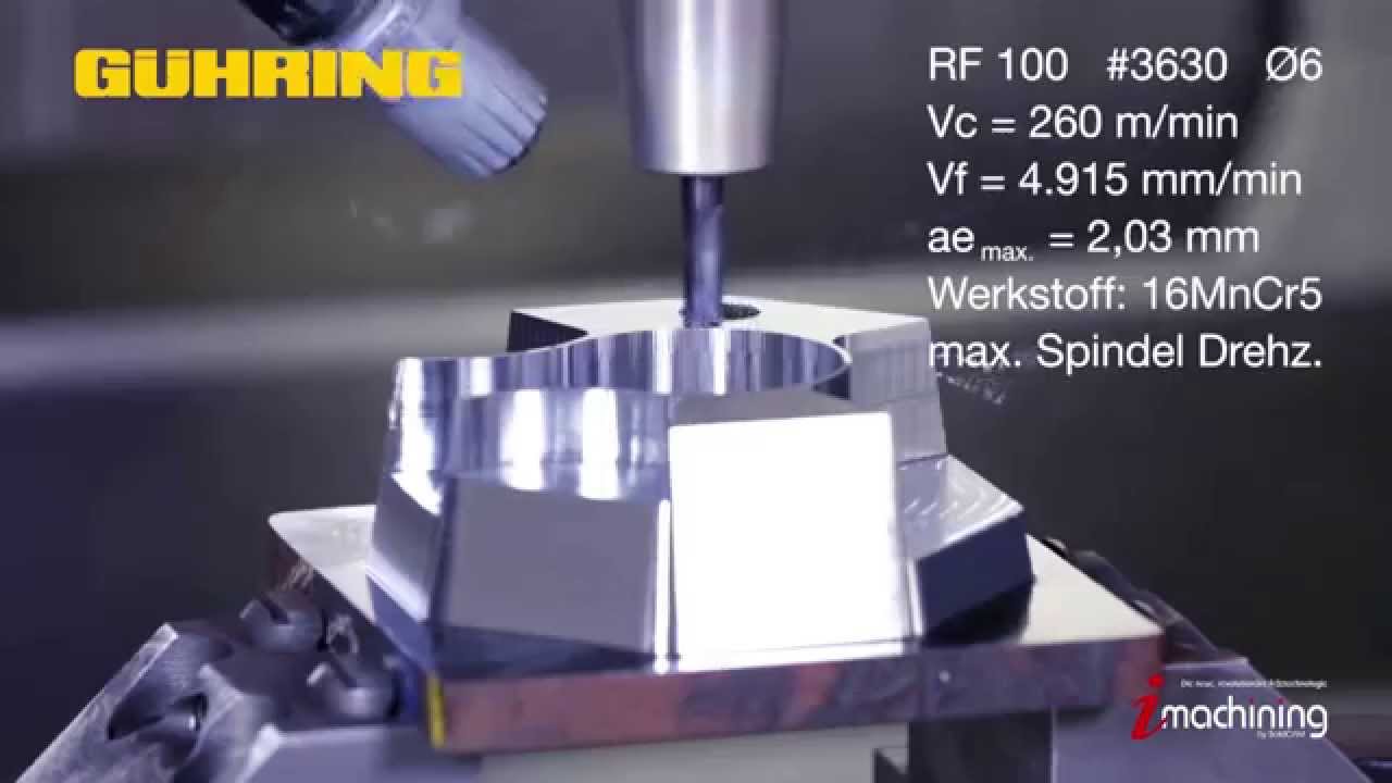 Guhring RF100F carbide endmill