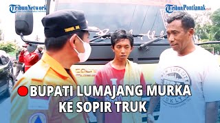 🔴 BUPATI LUMAJANG MURKA, SOPIR TRUK MENAMBANG DI LOKASI ERUPSI SEMERU
