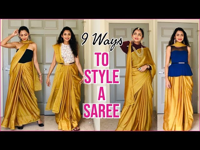 How To Style a SAREE In Different Ways