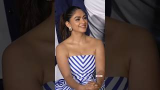 🌟 Mrunal Thakur Lights Up the Trailer Launch Event 🩵🦋😍