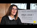 Nelly gillet nouvelle adhrente nous  prsente son agence agate immobilier  la rochesurforon