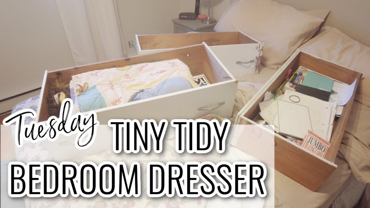 Tuesday Declutter TUESDAY TINY TIDY DRESSER DECLUTTER | DECLUTTER WITH ME | BEDROOM ...