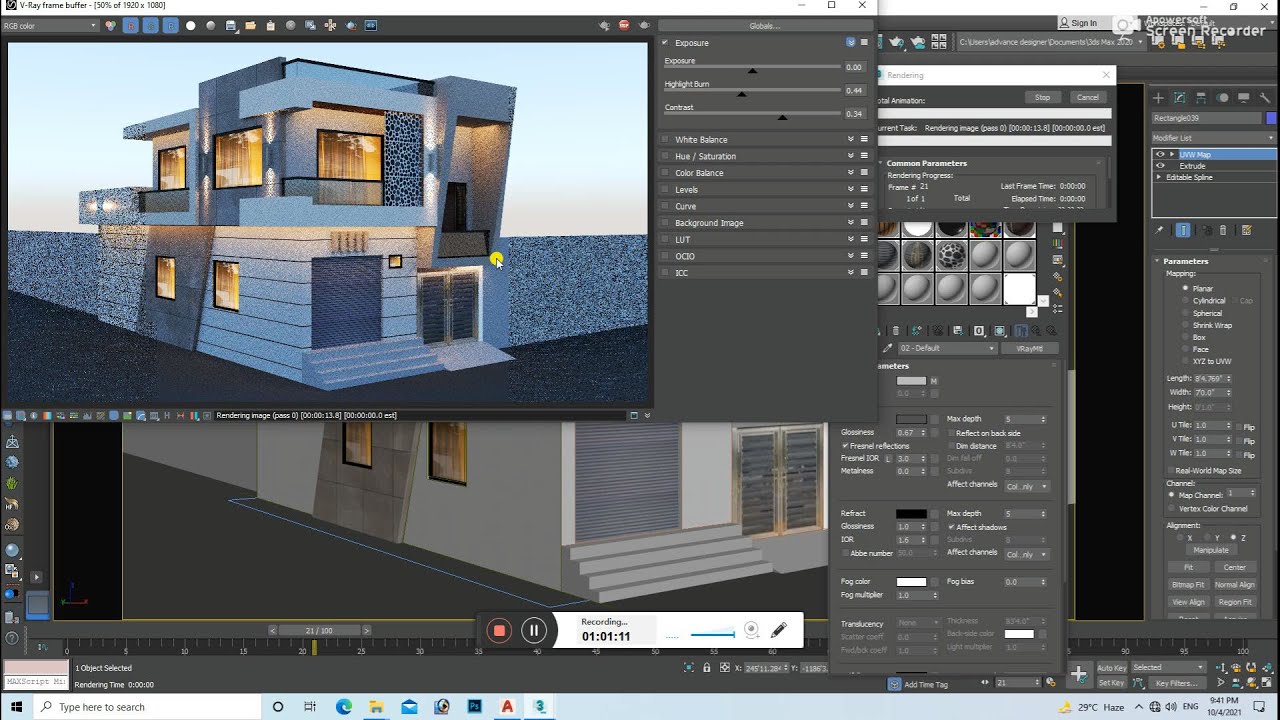 Modern House Modeling Tutorial in 3ds Max - 3D Max Full Exterior ...