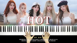 Download lagu LE SSERAFIM (르세라핌) - “HOT” Piano Cover | Piano by CIP Music
