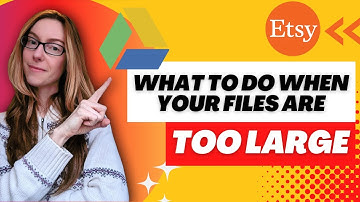 The Official Guide for how to upload Digital Download files that are TOO LARGE FOR ETSY