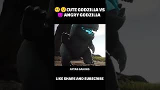 Cute Godzilla vs Angry Godzilla 😍😡 #shorts #godzilla #kong