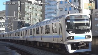 りんかい線70-000形Z10編成JA25北与野駅赤羽方面【はやぶさ物語】CX680