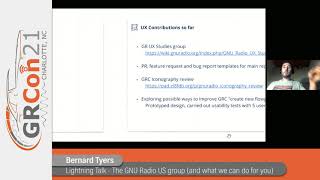 GRCon21 -  Lightning Talk - The GNU Radio UX group (and what we can do for you)