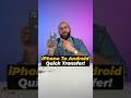 Have you seen the new iPhone to Android quick transfer shortcut?