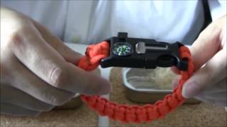 気楽にアウトドア　その六十九（サバイバルブレスレット）