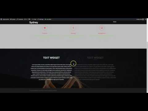 Sydney: Row and widget styling