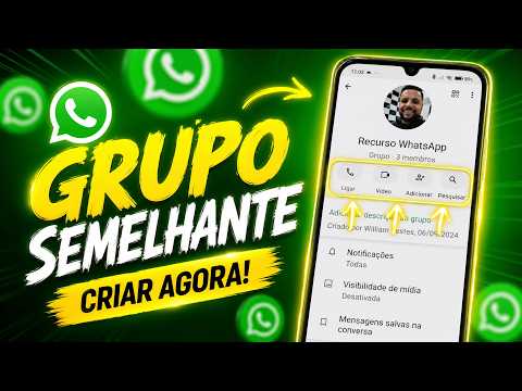 Passo a Passo: O que é e como usar a função Criar Grupo Semelhante no WhatsApp!