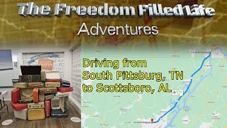 Driving Route 72 from South Pittsburg, TN to Scottsboro, AL