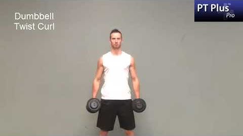 Dumbbell Twist Curl