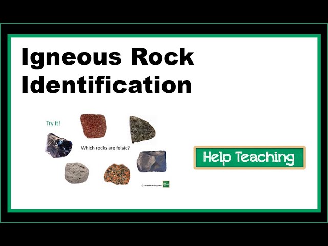 types of igneous rocks chart