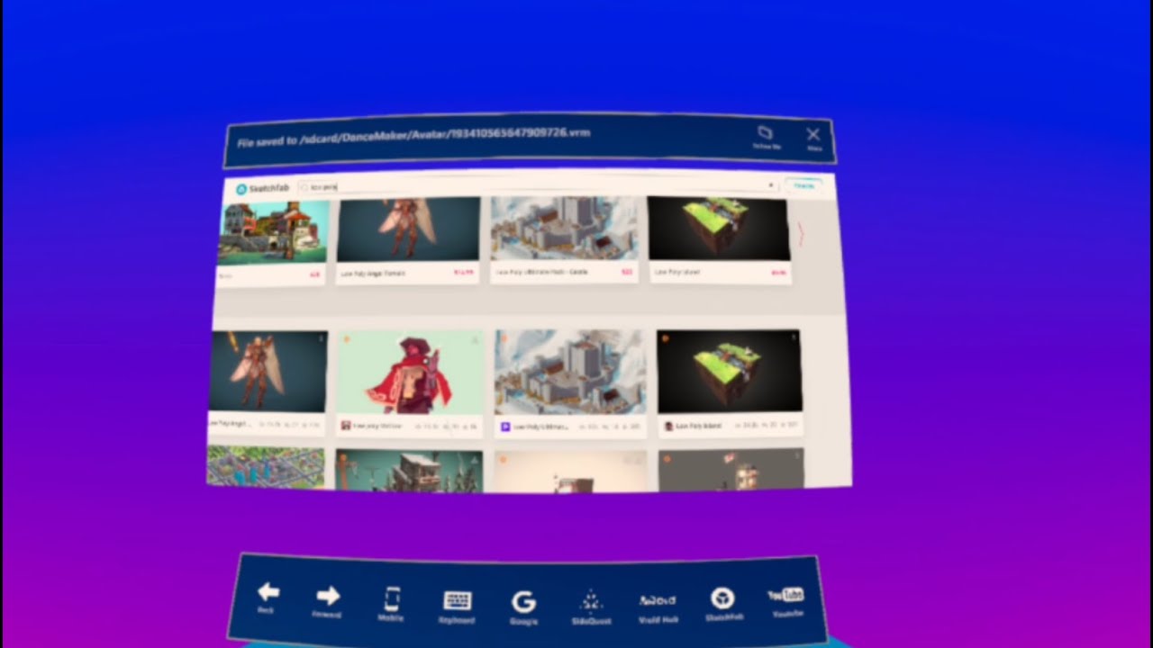 Loading SketchFab and Vroid Hub models directly inside Dance Dance Maker! YouTube