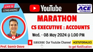 CS Executive Accounts Marathon #june24 #companysecretarycourse #csstudents #cseducation screenshot 4