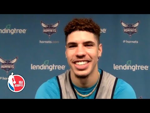 LaMelo Ball recaps first day of practice with Charlotte Hornets | NBA on ESPN